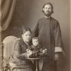 С дочерью Евфалией 1888 г. Барнаул.
